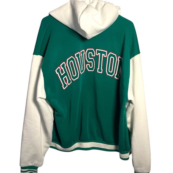Birch & Stone Green Houston Varsity Hooded Jacket NWOT - Picture 2 of 5
